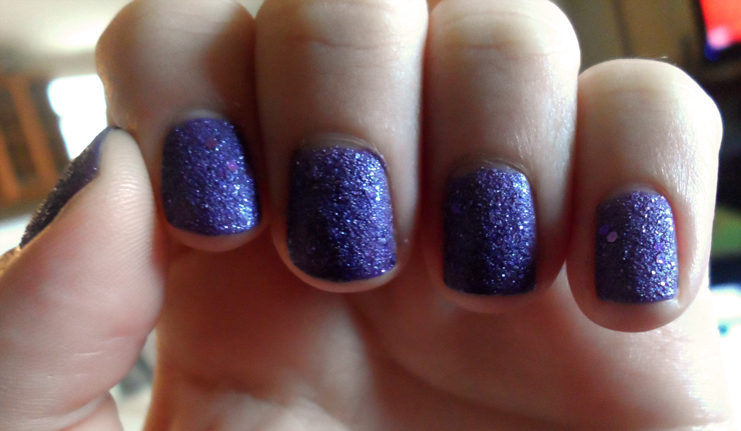 Purple Glitter Nail Polish | Cosmetic Confessional