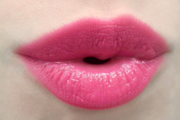 urban decay revolution lipstick swatch shade anarchy hot pink bright neon lips