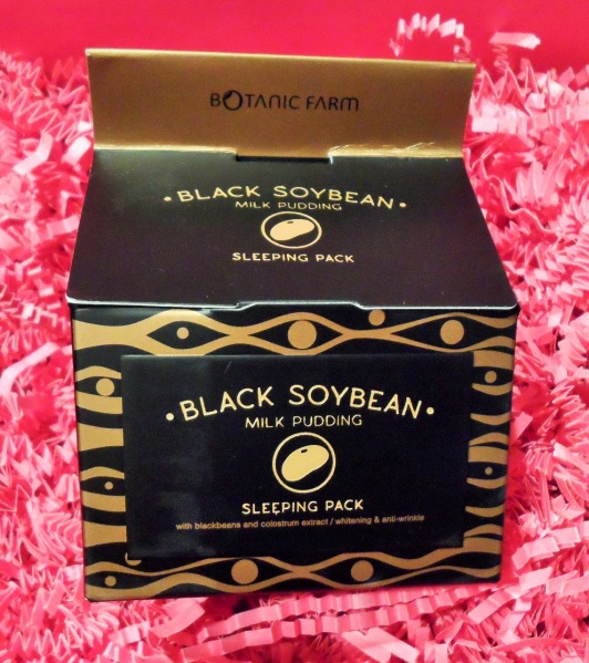 Botanic Farm Black Soybean Milk Pudding Sleeping Pack review