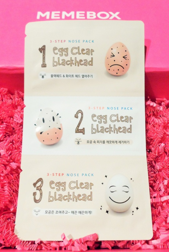 Botanic Farm Egg Clear Black Head 3-Step Nose Pack